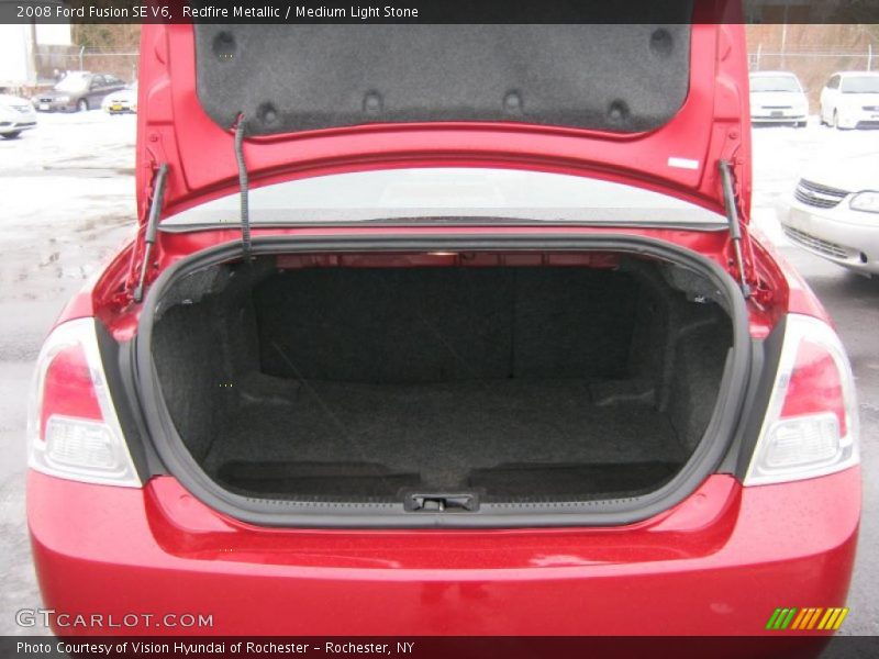 Redfire Metallic / Medium Light Stone 2008 Ford Fusion SE V6