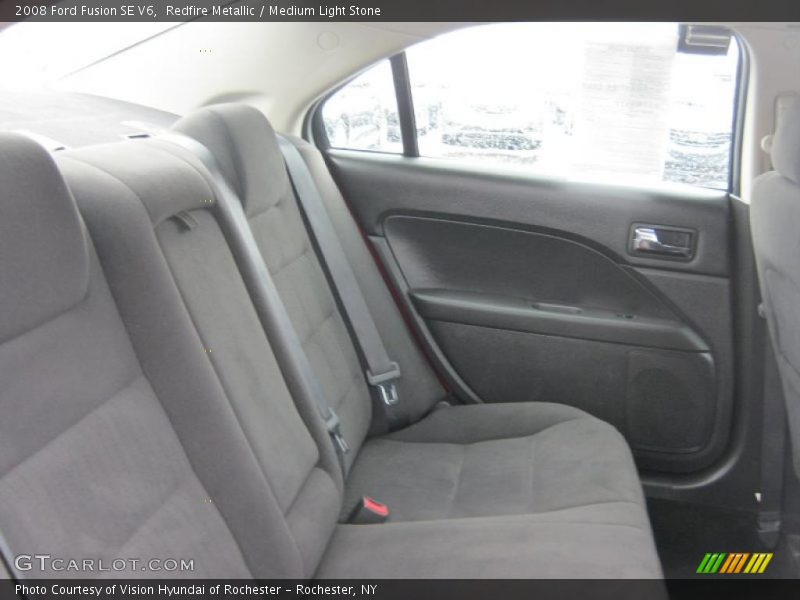 Redfire Metallic / Medium Light Stone 2008 Ford Fusion SE V6