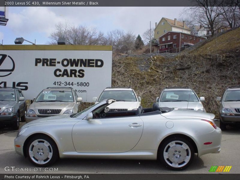  2003 SC 430 Millennium Silver Metallic