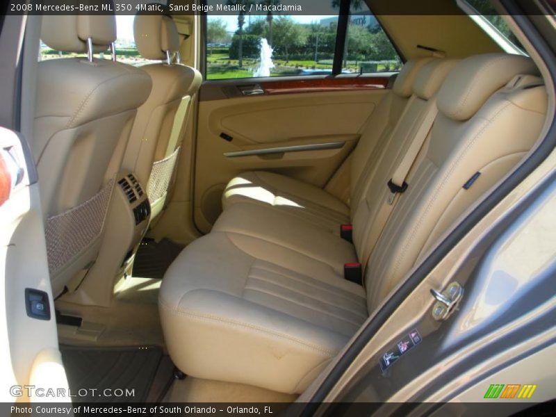 Sand Beige Metallic / Macadamia 2008 Mercedes-Benz ML 350 4Matic