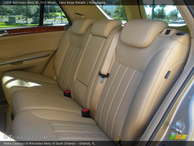 Sand Beige Metallic / Macadamia 2008 Mercedes-Benz ML 350 4Matic