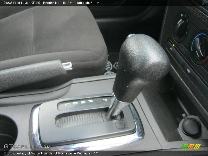 Redfire Metallic / Medium Light Stone 2008 Ford Fusion SE V6