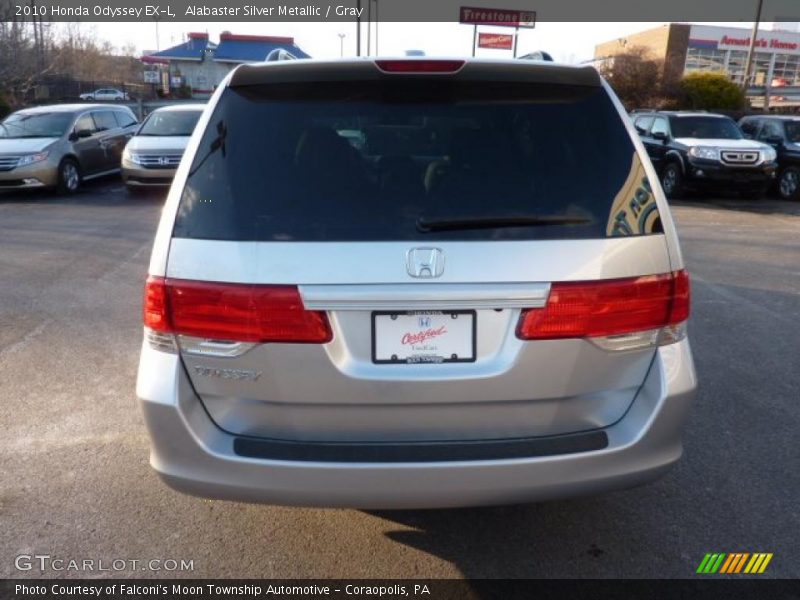 Alabaster Silver Metallic / Gray 2010 Honda Odyssey EX-L