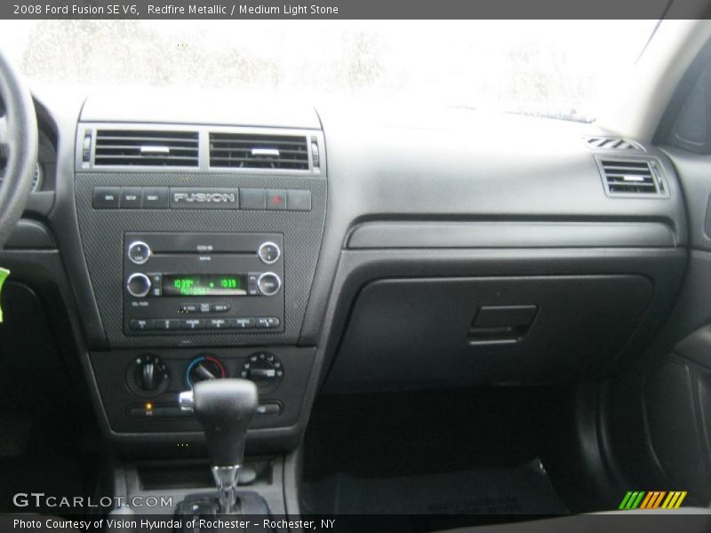Redfire Metallic / Medium Light Stone 2008 Ford Fusion SE V6
