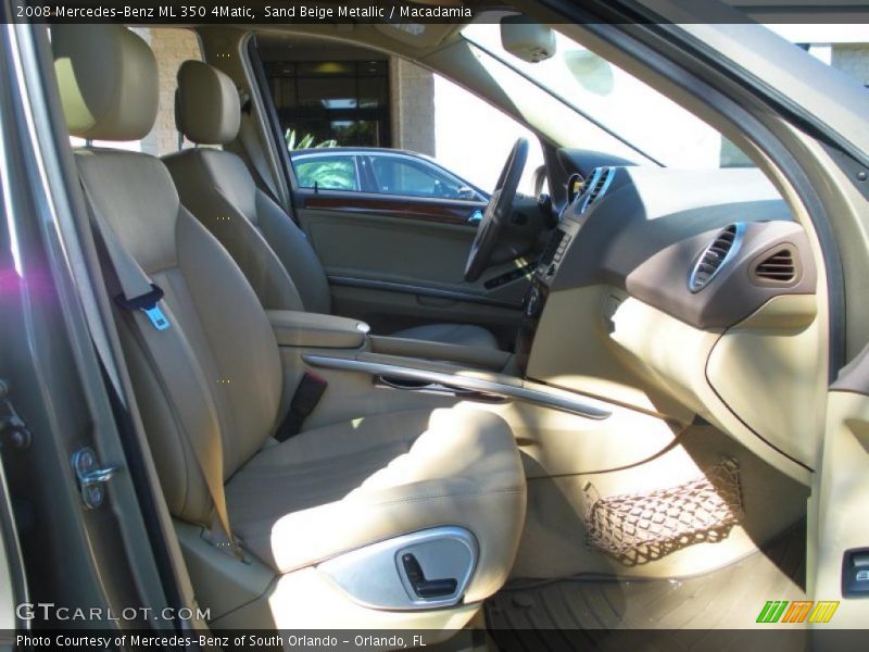Sand Beige Metallic / Macadamia 2008 Mercedes-Benz ML 350 4Matic
