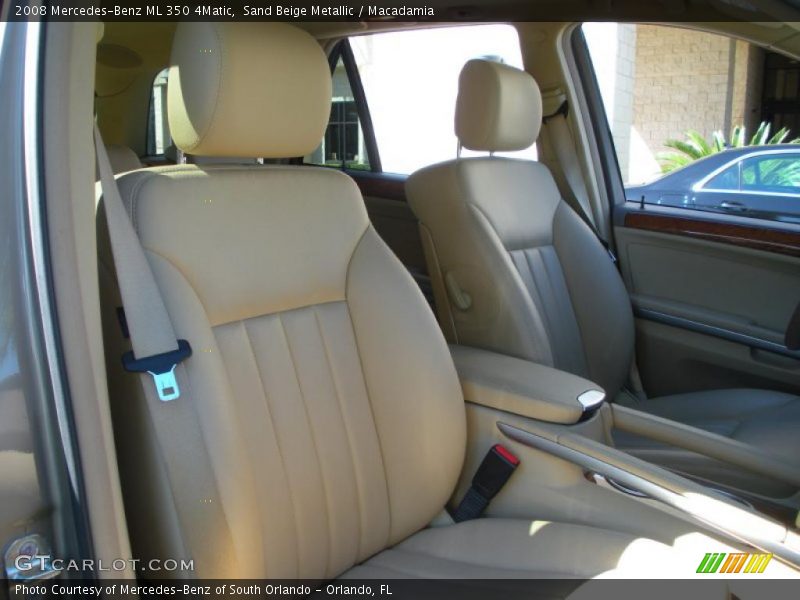 Sand Beige Metallic / Macadamia 2008 Mercedes-Benz ML 350 4Matic