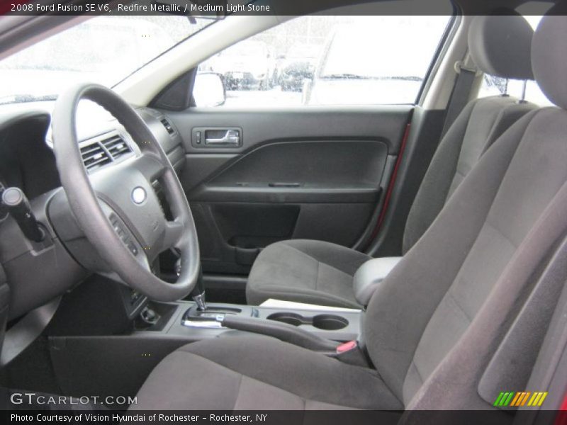 Redfire Metallic / Medium Light Stone 2008 Ford Fusion SE V6