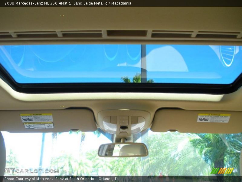 Sand Beige Metallic / Macadamia 2008 Mercedes-Benz ML 350 4Matic
