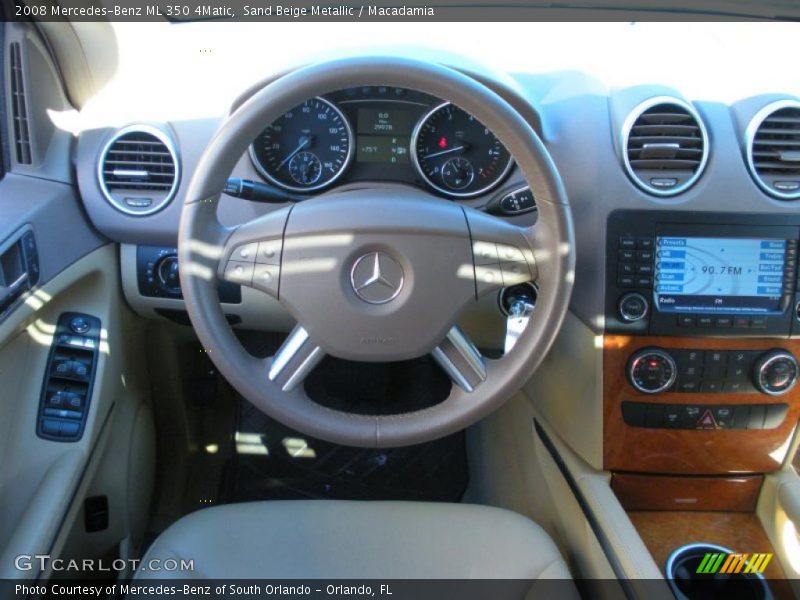 Sand Beige Metallic / Macadamia 2008 Mercedes-Benz ML 350 4Matic