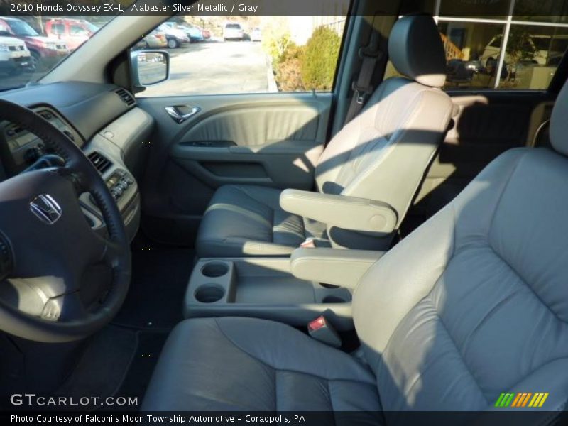 Alabaster Silver Metallic / Gray 2010 Honda Odyssey EX-L