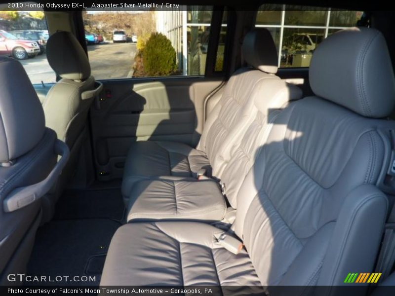 Alabaster Silver Metallic / Gray 2010 Honda Odyssey EX-L