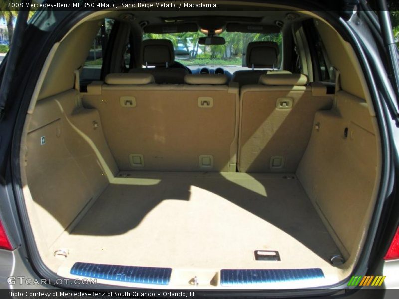Sand Beige Metallic / Macadamia 2008 Mercedes-Benz ML 350 4Matic