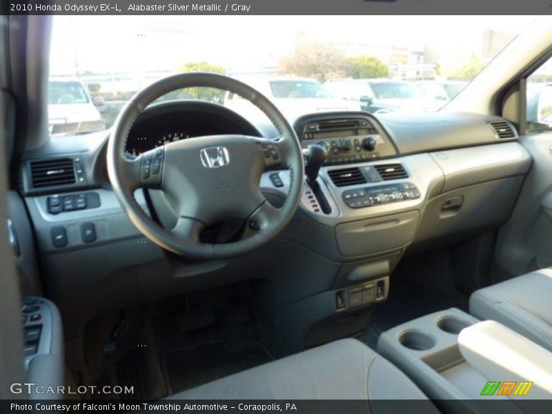 Alabaster Silver Metallic / Gray 2010 Honda Odyssey EX-L