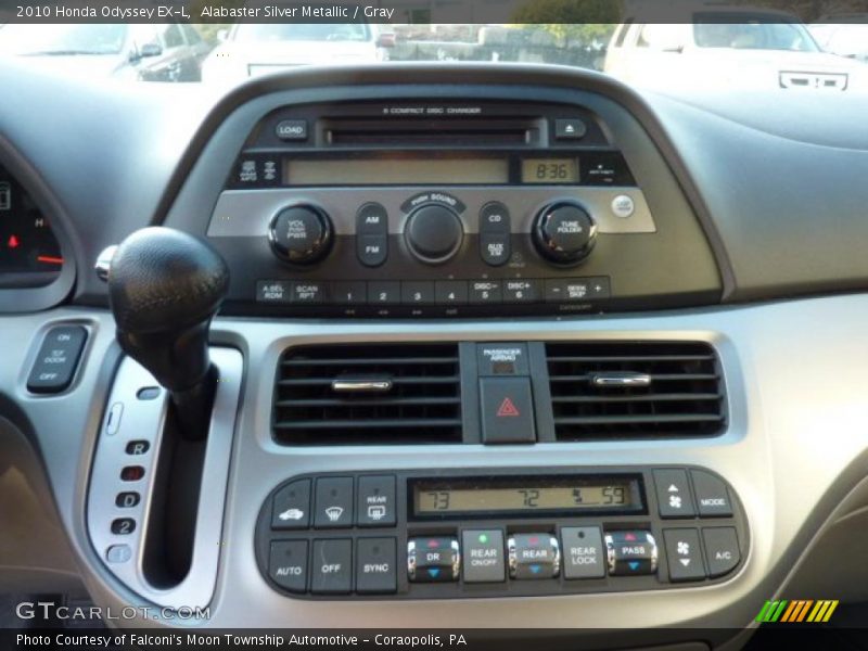 Alabaster Silver Metallic / Gray 2010 Honda Odyssey EX-L