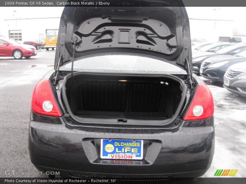 Carbon Black Metallic / Ebony 2009 Pontiac G6 V6 Sedan