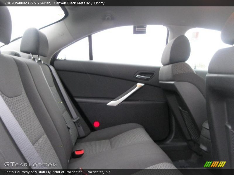Carbon Black Metallic / Ebony 2009 Pontiac G6 V6 Sedan