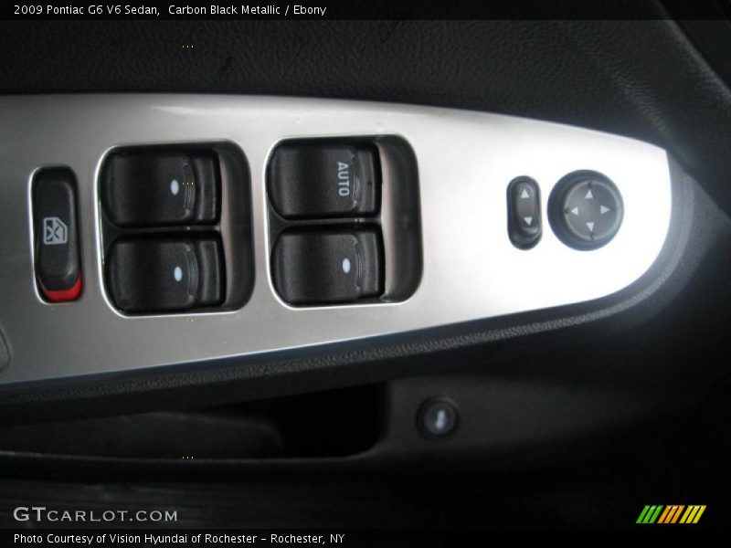 Carbon Black Metallic / Ebony 2009 Pontiac G6 V6 Sedan