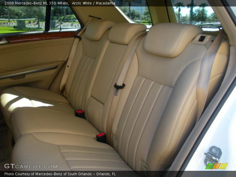 Arctic White / Macadamia 2008 Mercedes-Benz ML 350 4Matic