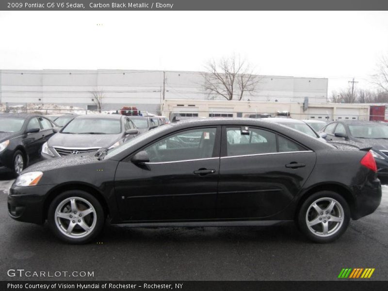  2009 G6 V6 Sedan Carbon Black Metallic