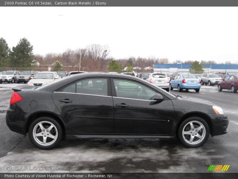  2009 G6 V6 Sedan Carbon Black Metallic