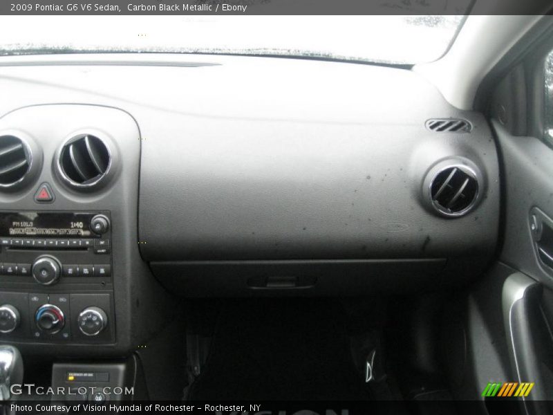 Carbon Black Metallic / Ebony 2009 Pontiac G6 V6 Sedan