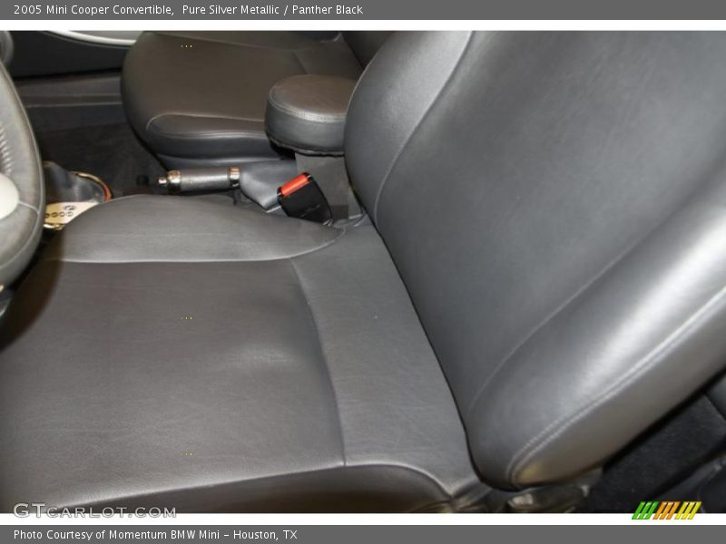 Pure Silver Metallic / Panther Black 2005 Mini Cooper Convertible