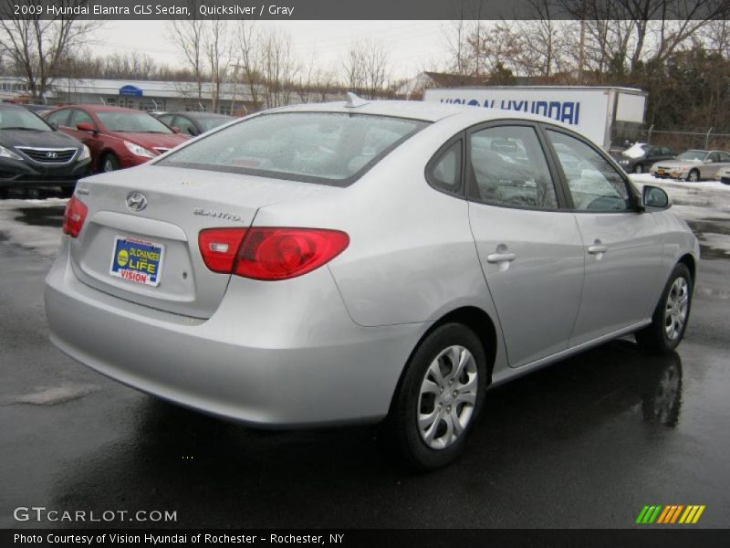 Quicksilver / Gray 2009 Hyundai Elantra GLS Sedan