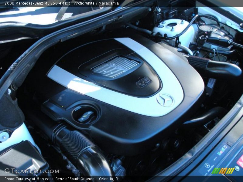 Arctic White / Macadamia 2008 Mercedes-Benz ML 350 4Matic