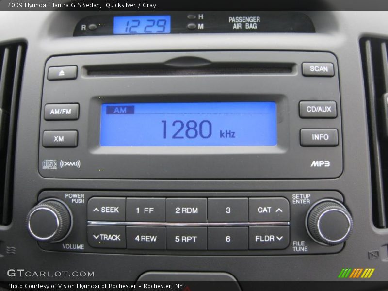 Quicksilver / Gray 2009 Hyundai Elantra GLS Sedan