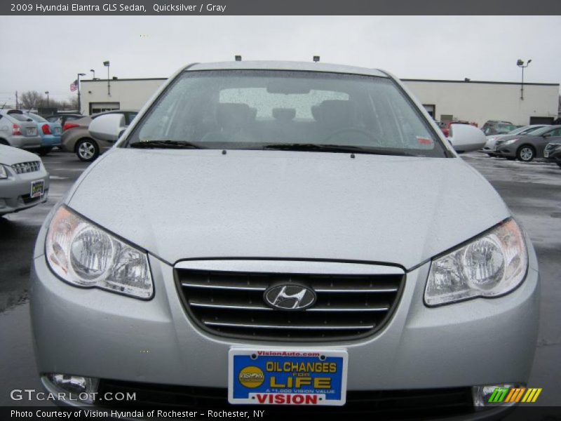 Quicksilver / Gray 2009 Hyundai Elantra GLS Sedan
