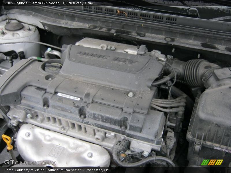 Quicksilver / Gray 2009 Hyundai Elantra GLS Sedan