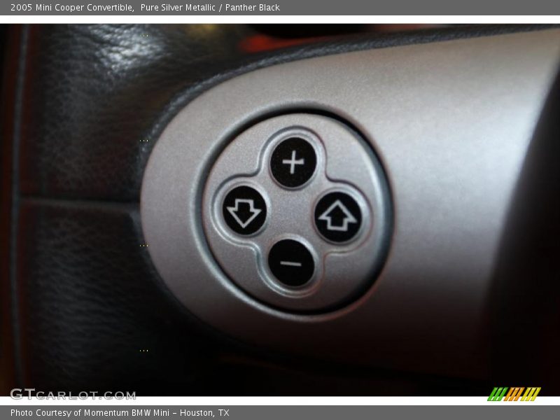 Pure Silver Metallic / Panther Black 2005 Mini Cooper Convertible
