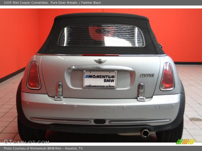 Pure Silver Metallic / Panther Black 2005 Mini Cooper Convertible