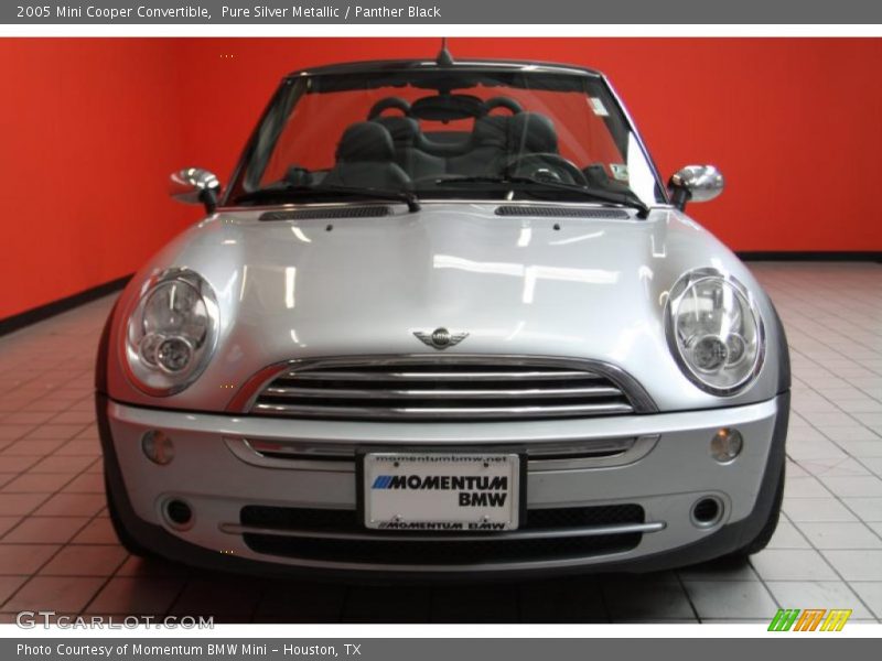 Pure Silver Metallic / Panther Black 2005 Mini Cooper Convertible