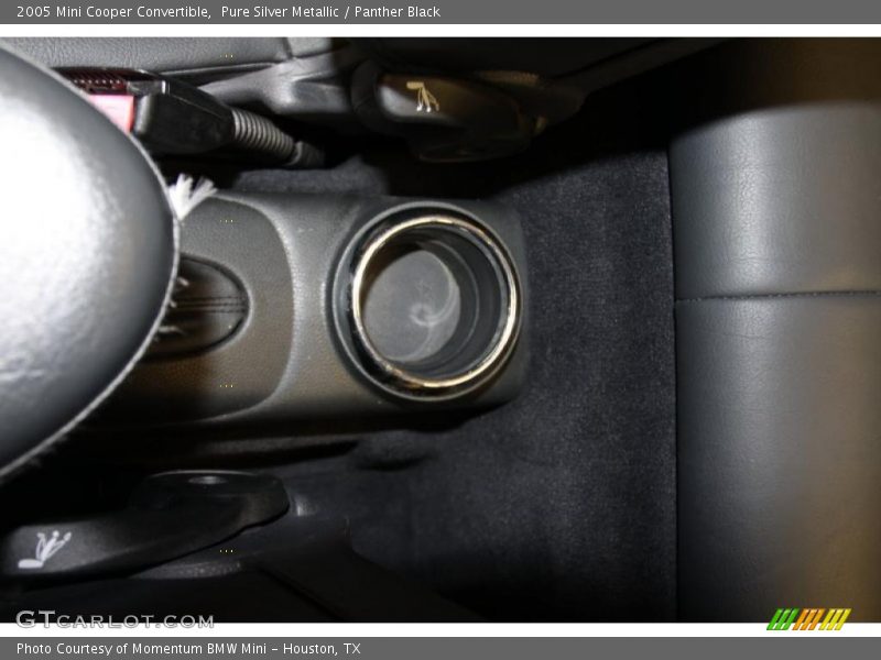 Pure Silver Metallic / Panther Black 2005 Mini Cooper Convertible