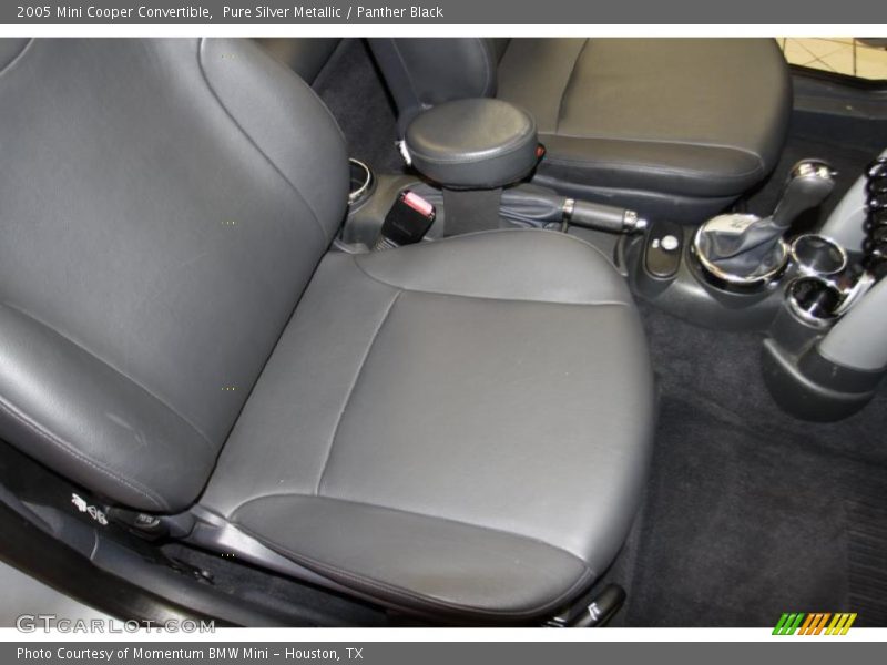 Pure Silver Metallic / Panther Black 2005 Mini Cooper Convertible