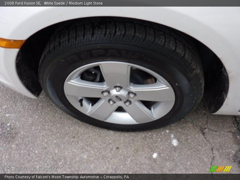 White Suede / Medium Light Stone 2008 Ford Fusion SE
