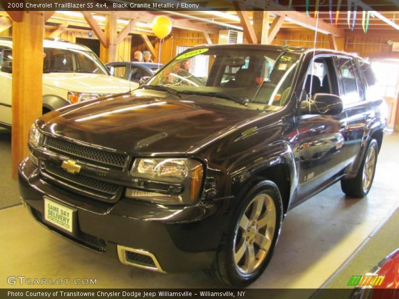 Black Granite Metallic / Ebony 2008 Chevrolet TrailBlazer SS 4x4