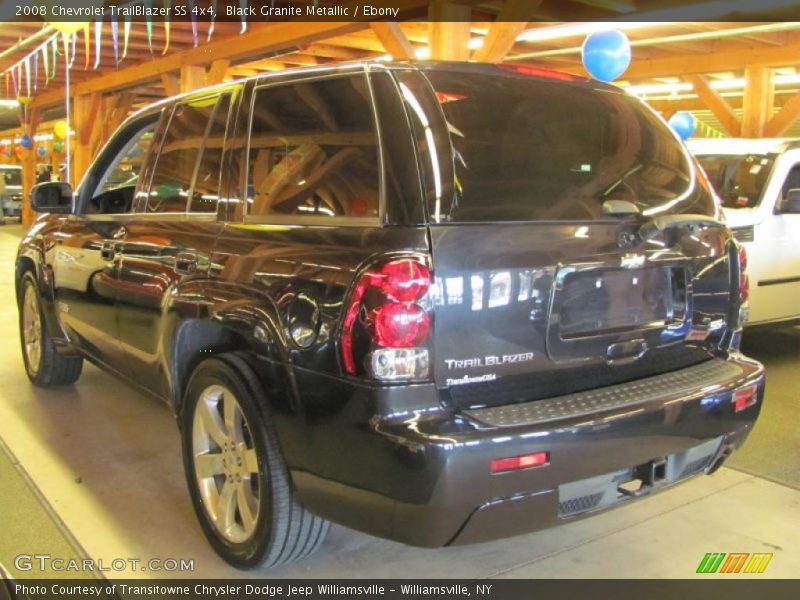 Black Granite Metallic / Ebony 2008 Chevrolet TrailBlazer SS 4x4