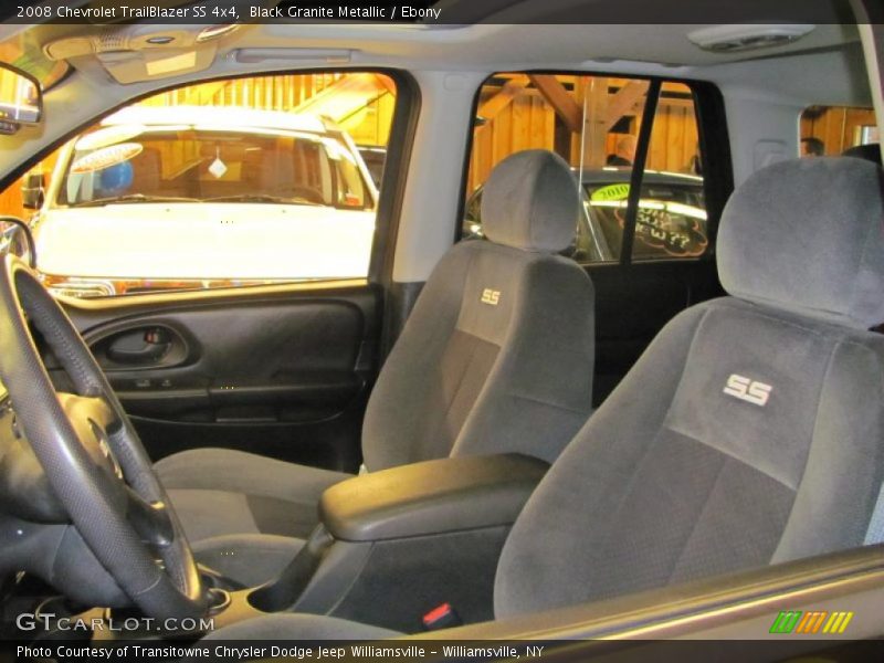 Black Granite Metallic / Ebony 2008 Chevrolet TrailBlazer SS 4x4