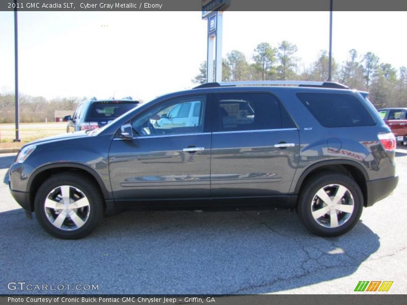 Cyber Gray Metallic / Ebony 2011 GMC Acadia SLT
