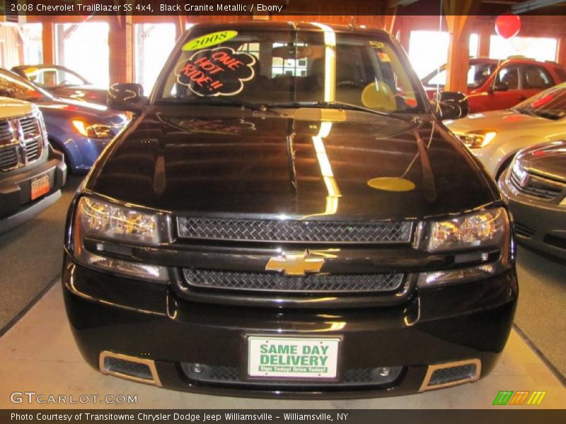 Black Granite Metallic / Ebony 2008 Chevrolet TrailBlazer SS 4x4