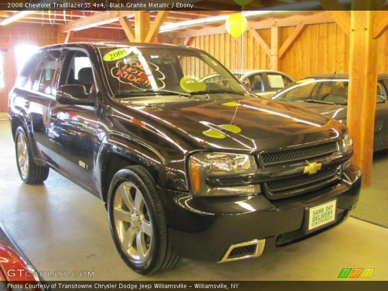 Black Granite Metallic / Ebony 2008 Chevrolet TrailBlazer SS 4x4