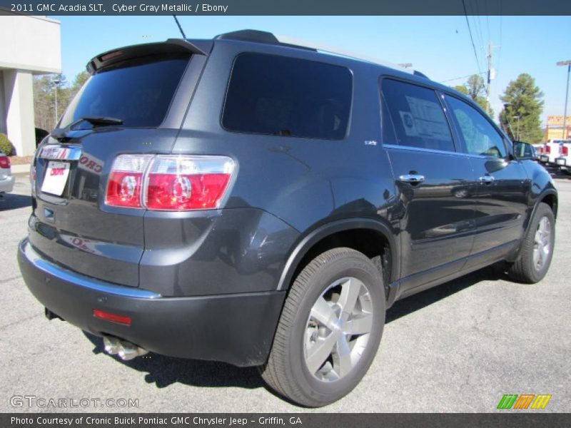 Cyber Gray Metallic / Ebony 2011 GMC Acadia SLT