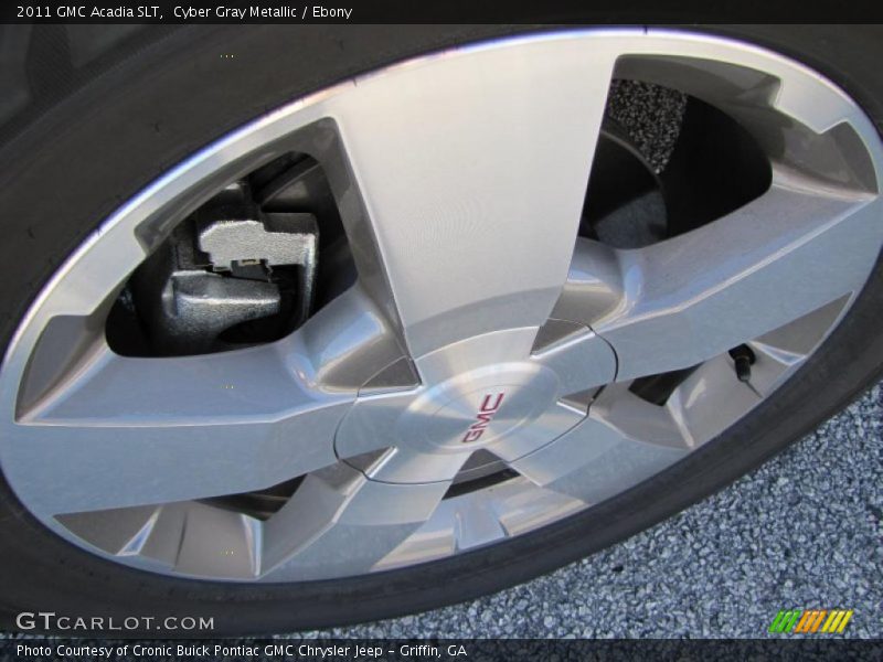 Cyber Gray Metallic / Ebony 2011 GMC Acadia SLT