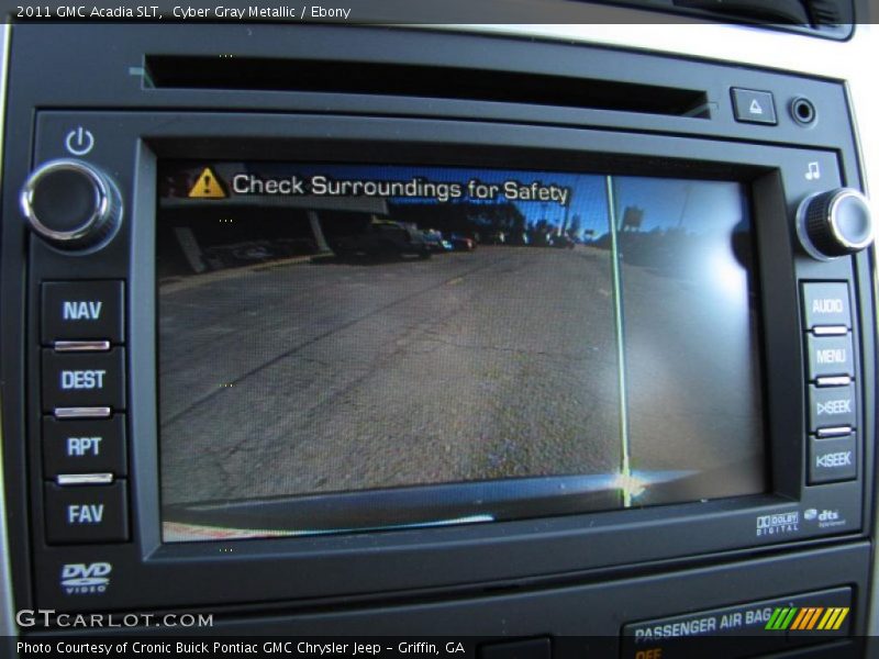 Cyber Gray Metallic / Ebony 2011 GMC Acadia SLT