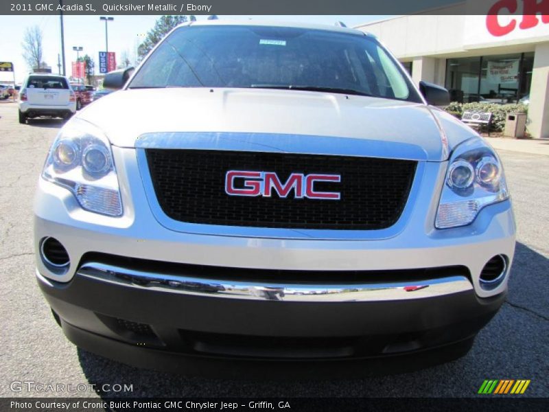 Quicksilver Metallic / Ebony 2011 GMC Acadia SL
