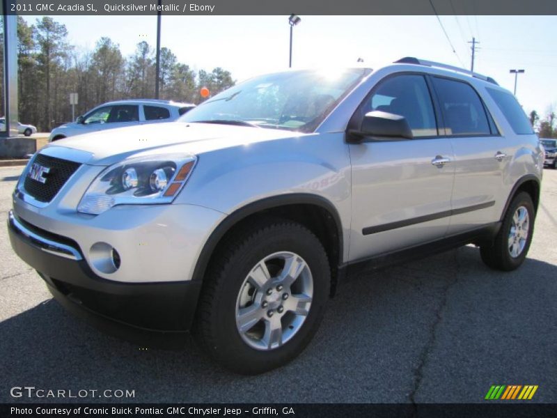 Quicksilver Metallic / Ebony 2011 GMC Acadia SL