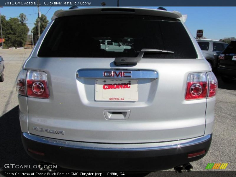 Quicksilver Metallic / Ebony 2011 GMC Acadia SL