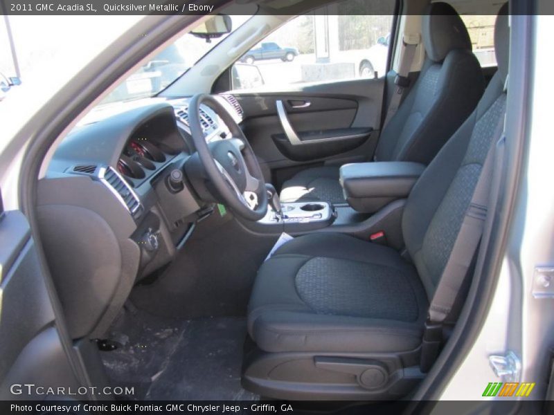 Quicksilver Metallic / Ebony 2011 GMC Acadia SL